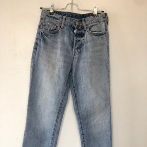 High Waist Cropped Jeans